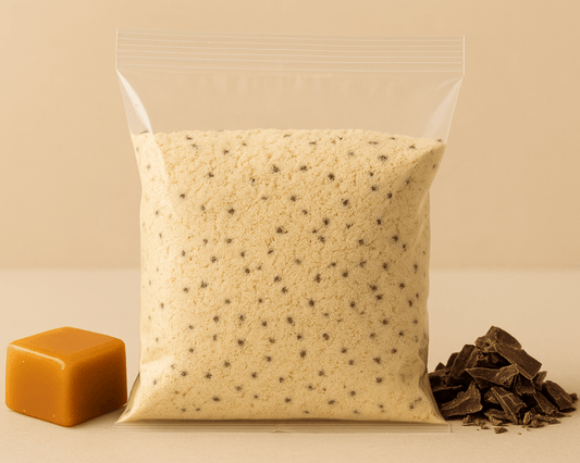 Preparado para bolo de caramelo com pepitas de chocolate – Cafés Serrano