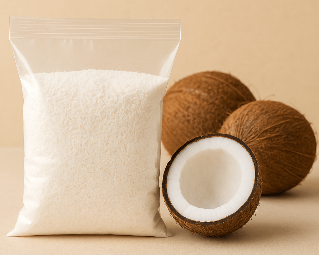 Preparado para bolo de coco tropical 500g – Cafés Serrano