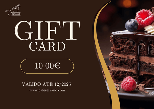 Gift Card | Vale Oferta para Loja Online Cafés Serrano – Presente Gourmet