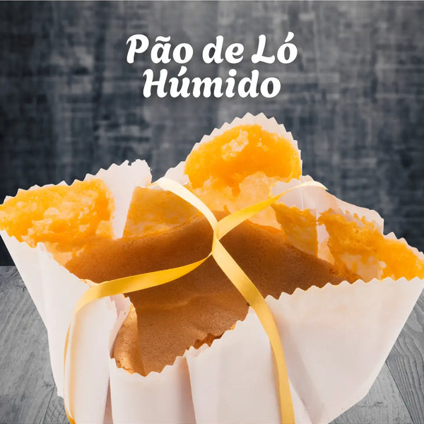 Pão de Ló Húmido tradicional tipo Ovar preparado com mistura Cafés Serrano