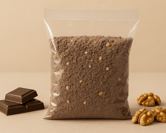 Preparado 500g para bolo de chocolate com nozes – Cafés Serrano