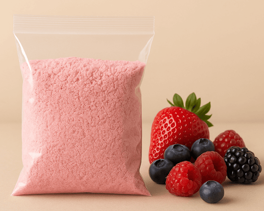 Preparado em pó para creme pasteleiro de frutos vermelhos – Cafés Serrano