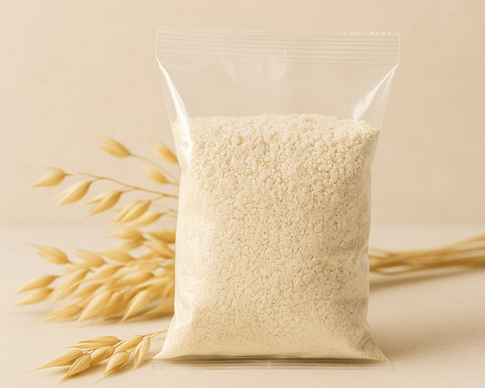 Preparado para Muffins de Aveia Cafés Serrano - Embalagem de produto saudável para muffins deliciosos e fáceis de fazer