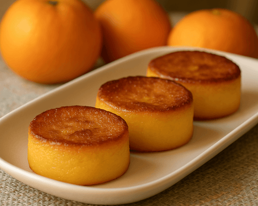 Preparado fácil e rápido para queijadas de laranja Cafés Serrano