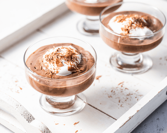 Mousse de chocolate cremosa feita com preparado – Cafés Serrano