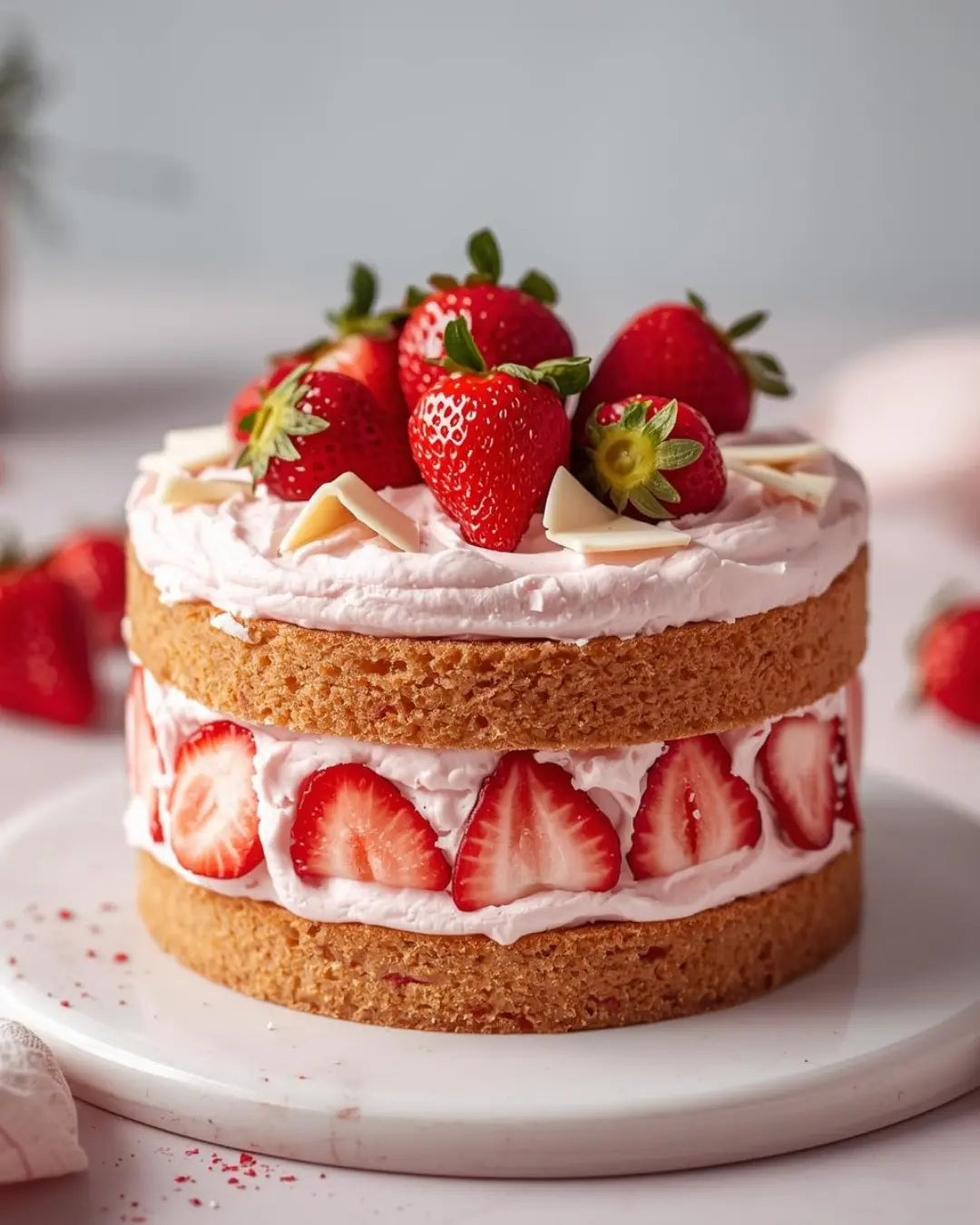 Kit Clássico Romântico: Bolo de Morango & Chantilly | Cafés Serrano