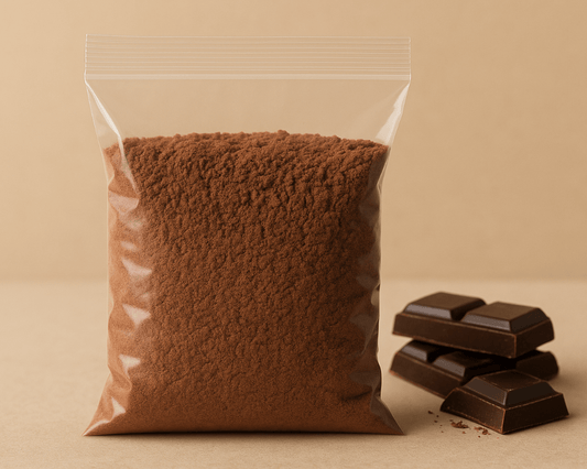 Embalagem de preparado para chantilly de chocolate cremoso – Cafés Serrano