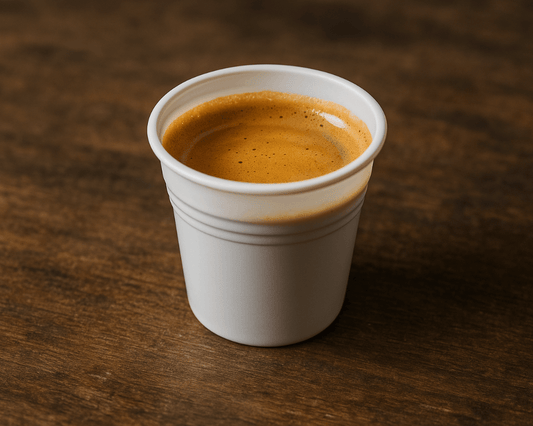 Copos de café ecológicos em papel reciclado – embalagem de 50 unidades