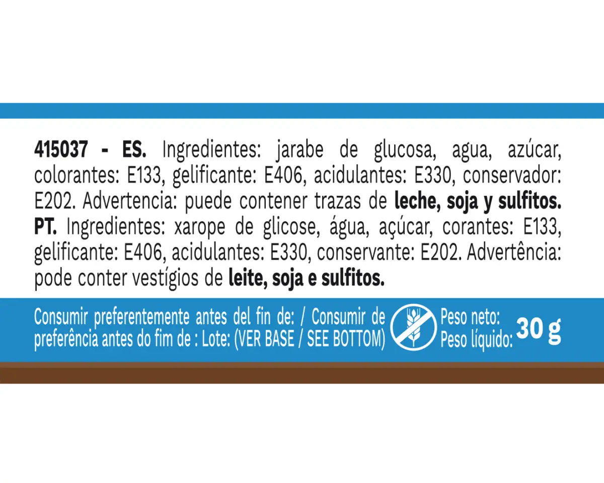 Corante em Pasta Azul 30g | Ideal para Bolos e Decorações | Cafés Serrano