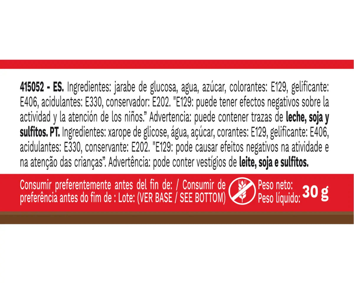 Corante em Pasta Vermelho 30g | Bolos, Massas e Sobremesas | Cafés Serrano