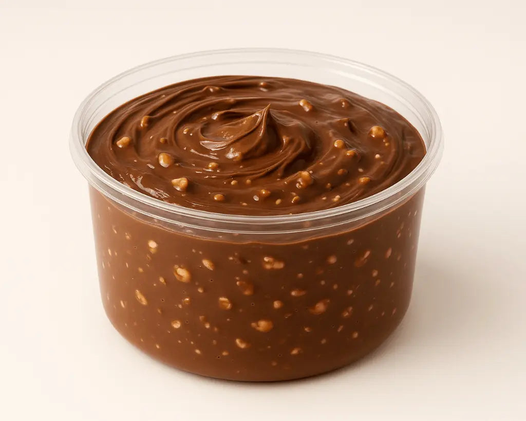 Creme tipo Ferrero Rocher com chocolate e avelã – embalagem 500g Cafés Serrano