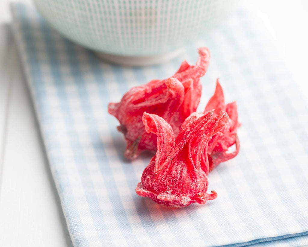 Flor de hibisco desidratada, embalagem 80 g – Cafés Serrano