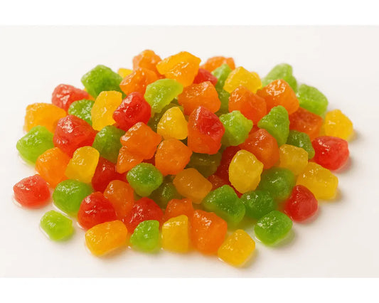 Fruta picada escorrida colorida para Bolo Rei – Cafés Serrano