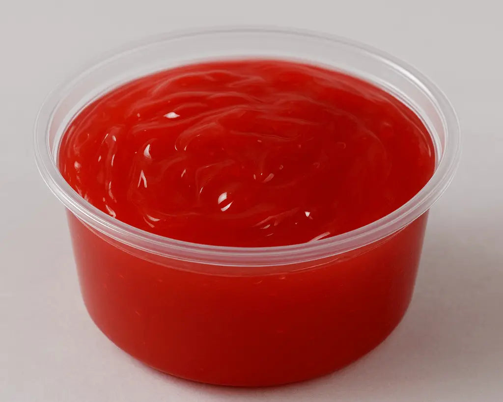 Gel brilho de morango para cobertura de bolos e tartes – Cafés Serrano