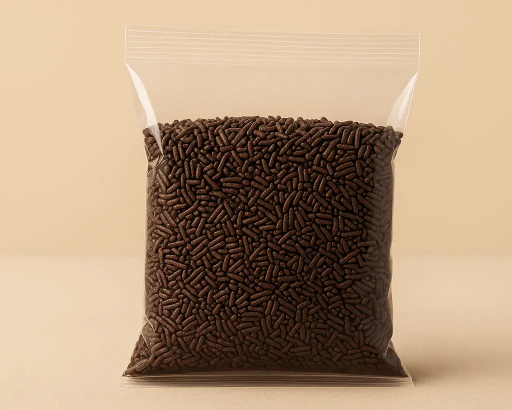 Granulado de chocolate crocante Cafés Serrano – embalagem 500g para bolos e sobremesas