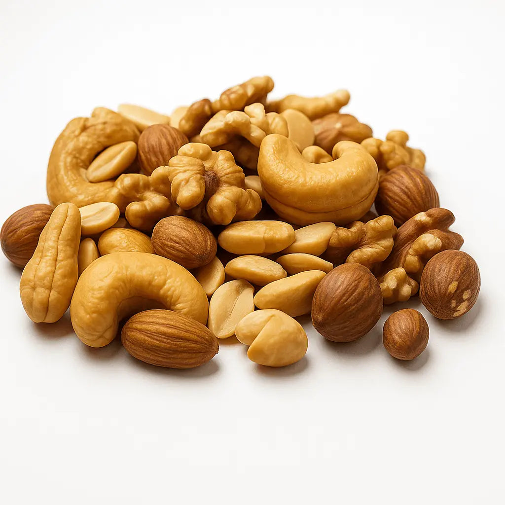 Mix de frutos secos Cafés Serrano – snack saudável com amendoim, caju, amêndoa, nozes e avelãs