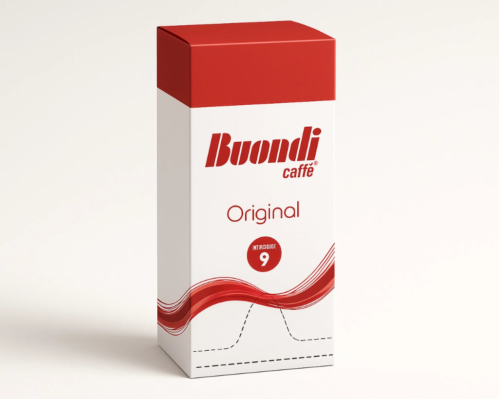 Pastilhas de café Buondi Expresso Original em caixa – Cafés Serrano