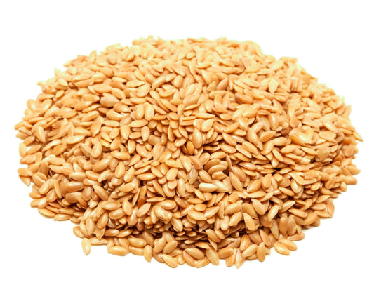 Sementes de linhaça dourada, embalagem 200 g – Cafés Serrano 