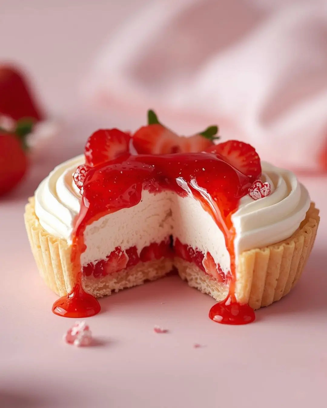 Kit Torta do Amor: Massa Fofa com Chantilly e Morango | Cafés Serrano